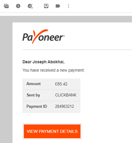 clickbank proof
